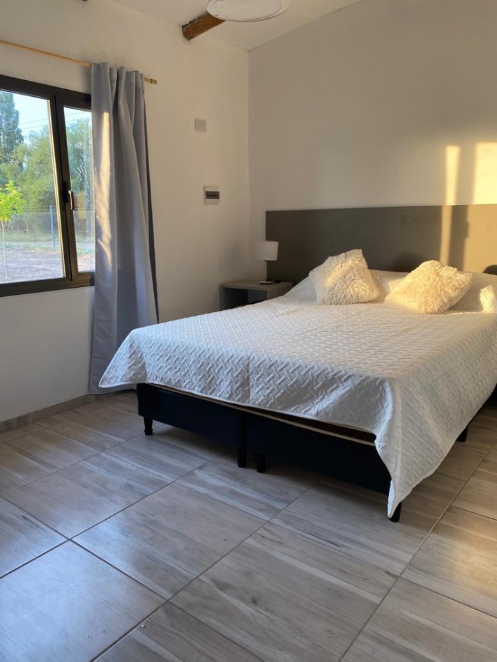 Vendo o Permuta Complejo de Cabañas 5 has con 5 cabañas y 3.5 has de parral con tela. Las Paredes, San Rafael, Mendoza