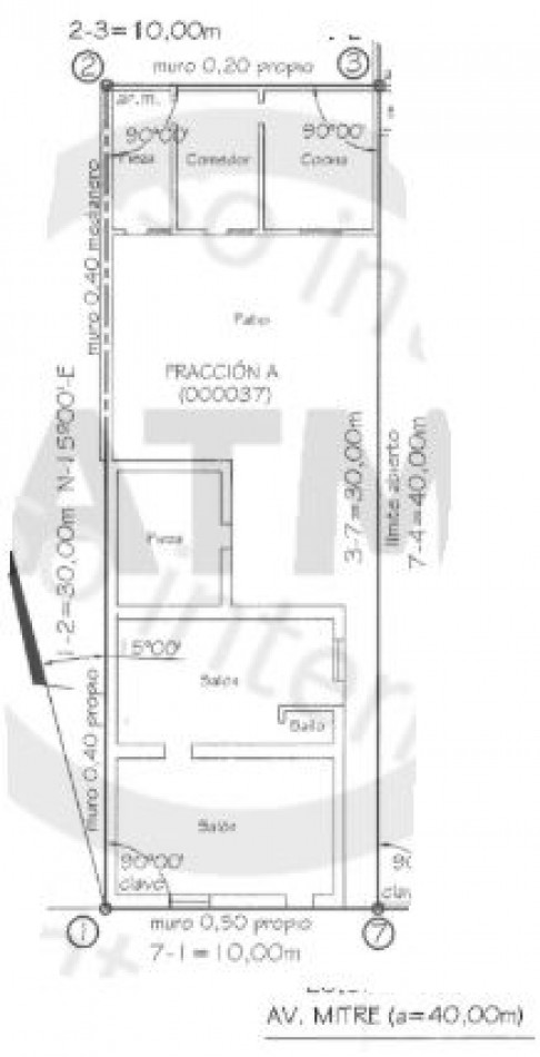 Mitre al 1300 Local y Galpon 300 m2 175 m2 cubiertos 