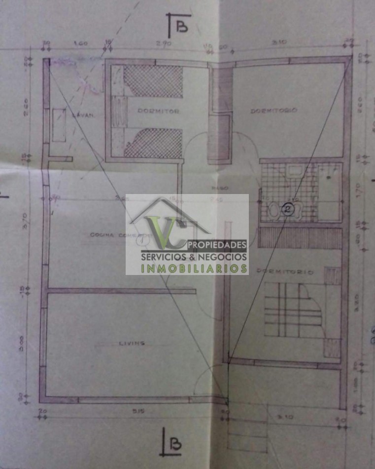 Vendo propiedad centrica a 5 cuadras del hotel TOWER con aprox 594 m² de terreno y 153 m² construido + tinglado. San Rafael