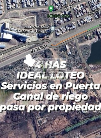 OPORTUNIDAD 4 Has 6000 m2 Terreno para Loteo Importante propiedad sobre Av 25 d Mayo en Trelew mas de 4.64 has. Chubut