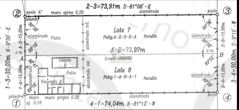 Vendo propiedad 2200 m² APROX, CASA amplia a reparar. El Cerrito. San Rafael