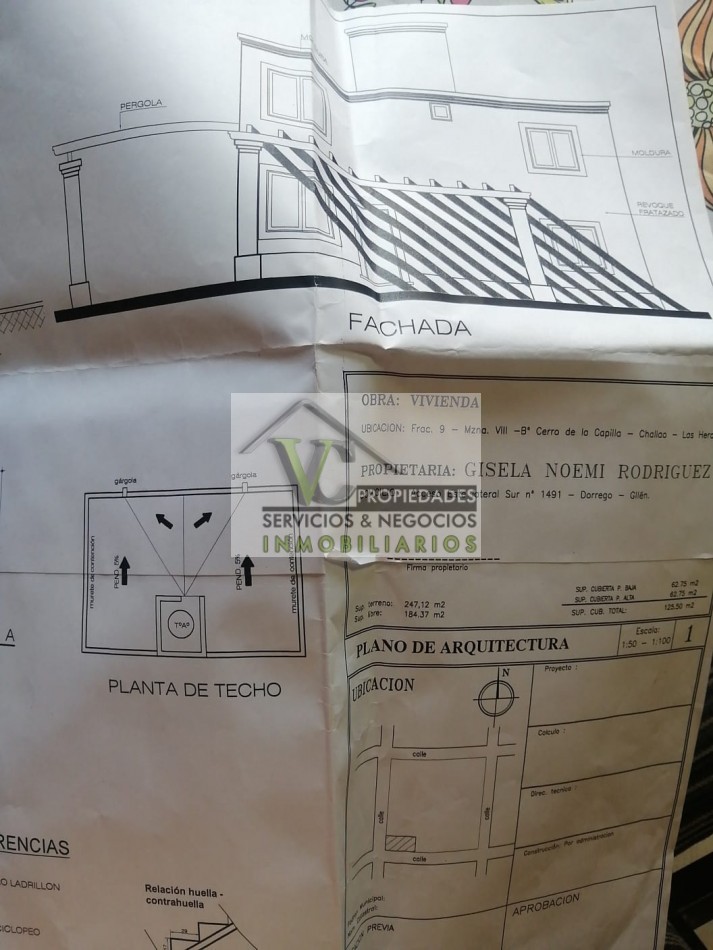 VENDO COMPLEJO en MENDOSA de 3 propiedades en el CHALLAO. LAS HERAS. MENDOZA