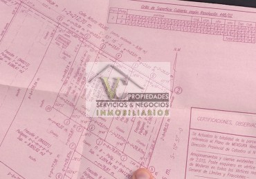 OFERTA - VENDO Lote en Rama Caida en zona  Calle Gutierrez y  cercano al barrio. San Rafael. 